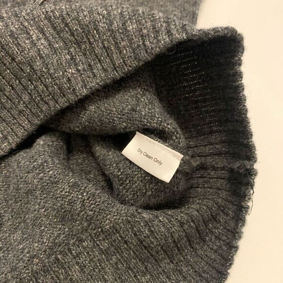 Pronto Uomo XL Men's 100% Wool Collared Sweater Grey - Picture 6 of 6